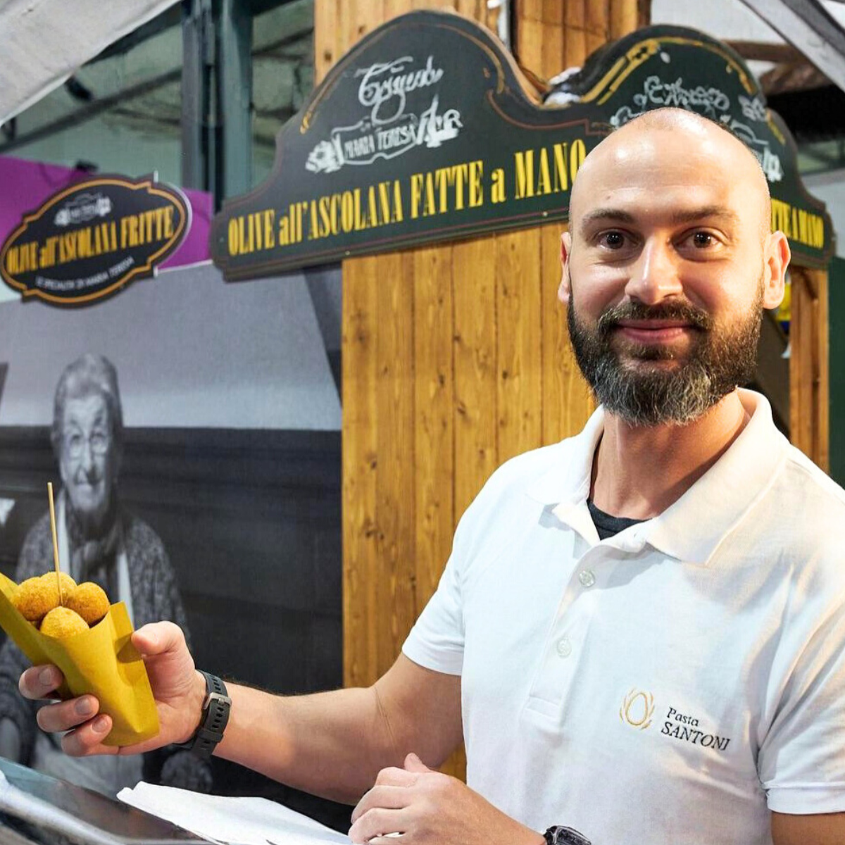 ''CAPONI'' OLIVE ALL'ASCOLANA FATTE A MANO