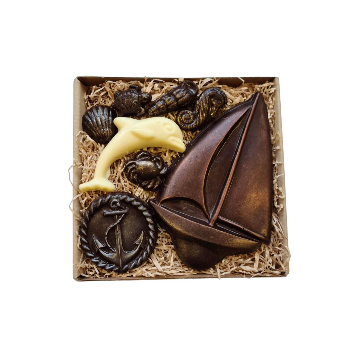 Segelboot in Schokolade 240g