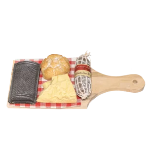 Planche à découper gourmande avec râpe, 320g