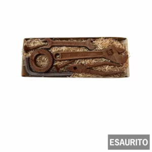 Scatola di attrezzi in cioccolato fondente, 200g   
