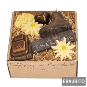 Confezione trekking in cioccolato, 160g