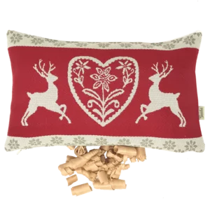 Cuscino con truccioli di Cirmolo, 35x22cm 
