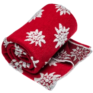 Coperta di lana in stile tirolese Natalizia, 200x150cm