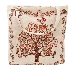 Borsa per la spesa in gobelin multicolor, Albero della Vita