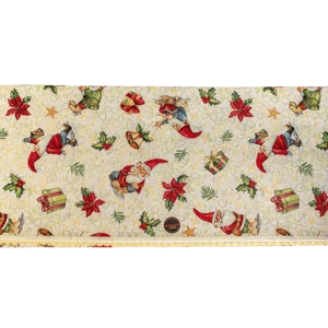 Nappe de Noël, Nains de Noël, 140x240cm