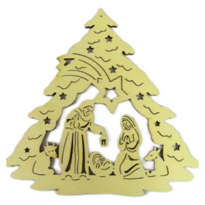 Addobbo con Natività, 17cm