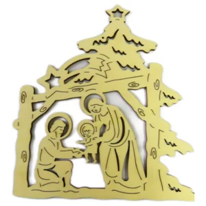 Addobbo con Natività, 16cm