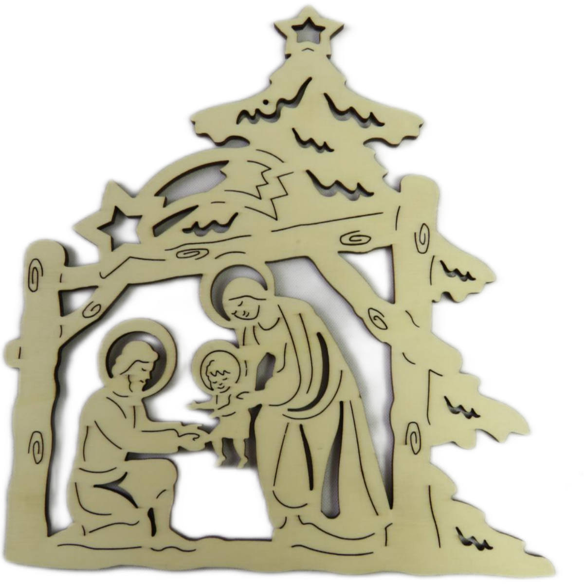 Addobbo con Natività, 16cm