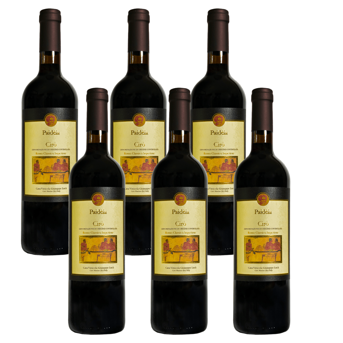 Paidèia, Cirò DOC Rosso Classico Superiore, 6x750ml