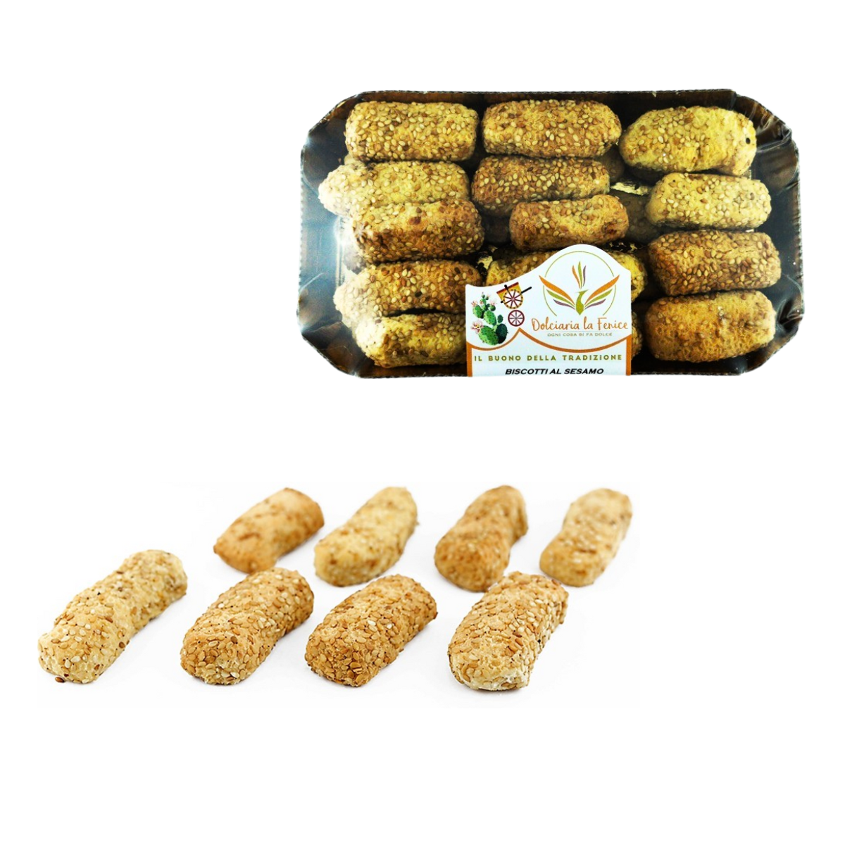Sesamkekse, typisches Gebäck, 200g