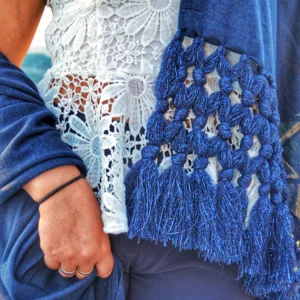 Scialle Di "Manila" Ricamo - El Rocio Accesories Di Flamenca - Foto 9