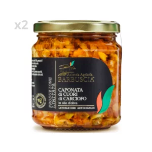 Caponata d'artichauts à l'huile d'olive, 2x280g