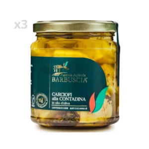 Artichauts fermiers à l'huile d'olive, 3x280g