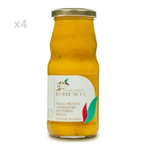 Salsa pronta di pomodoro datterino giallo, 4X370g