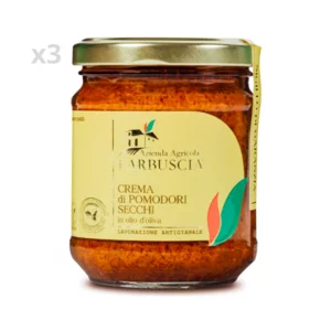 Crema di pomodori secchi in olio d’oliva, 3x190g
