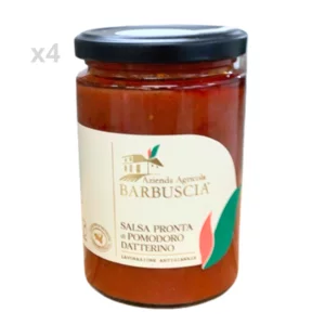 Salsa pronta di pomodoro datterino, 4x370g