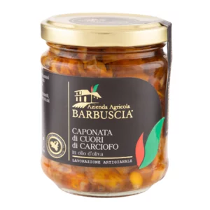 Caponata d'artichauts à l'huile d'olive, 190g