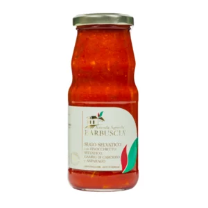 Tomatensauce mit wildem Fenchel, Artischocken und Spargel, 370 g 