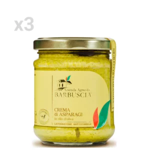 Crema di asparagi in olio d’oliva, 3x190g