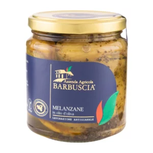 Aubergines à l'huile d'olive, 190 g