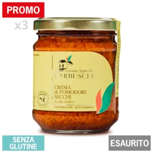 Crema di pomodori secchi in olio d’oliva, 3x190g