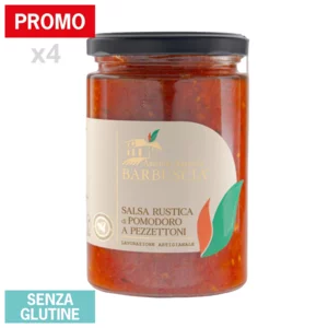 Salsa rustica di pomodoro a pezzettoni, 4x370g