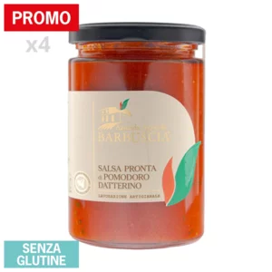 Salsa pronta di pomodoro datterino, 4x370g