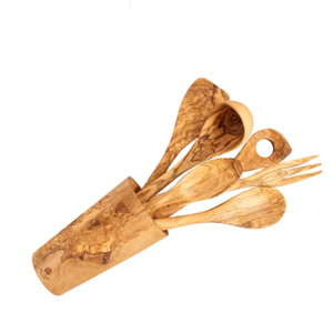 Pfannenhalter + 6 Pfannen