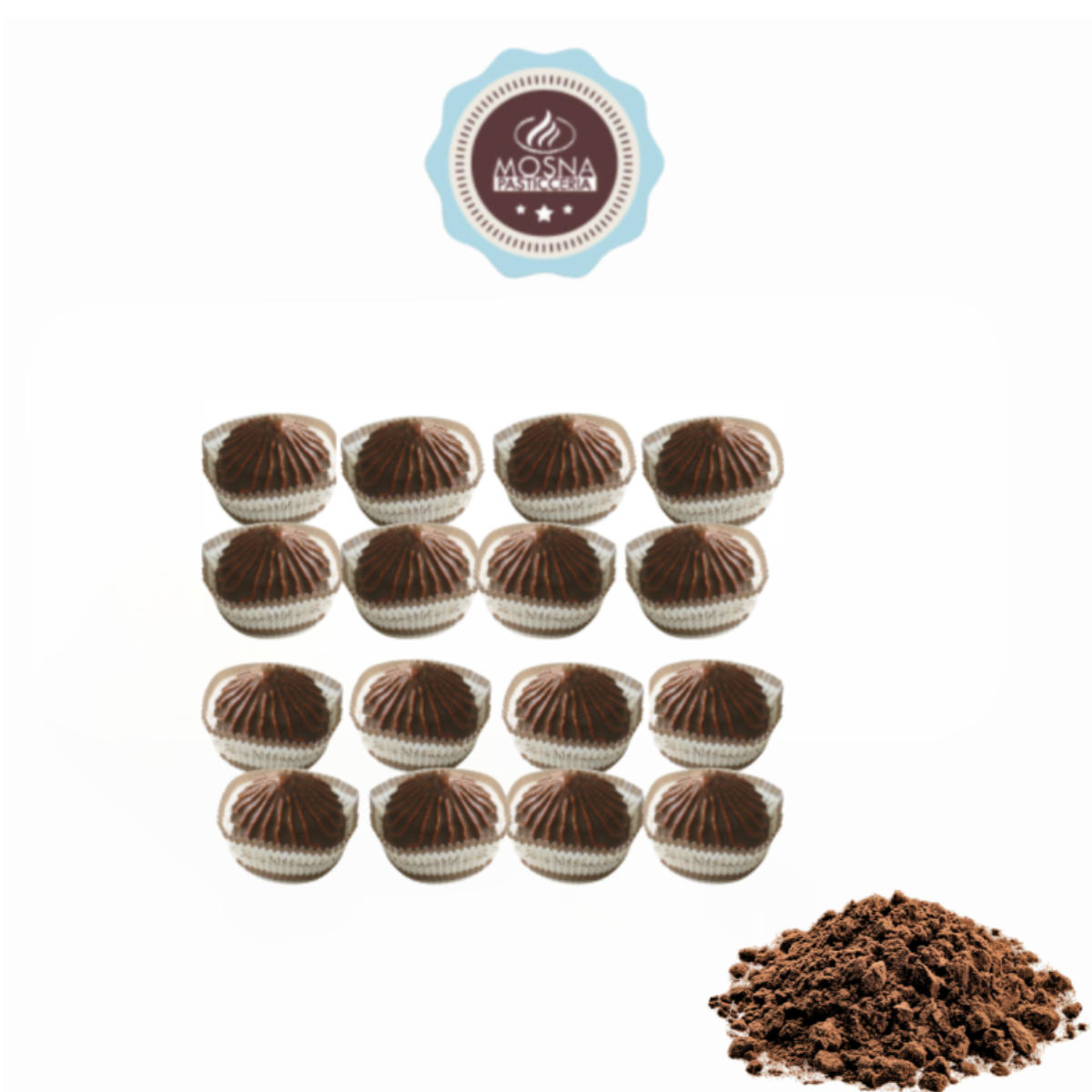 Fiamme di cioccolato, confezione 16 pezzi, 850g ca.