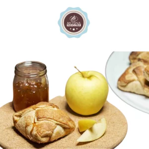 Pochierte Äpfel mit Aprikose und Golden Delicious g.U.-Äpfel, 1kg