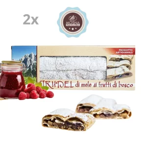 Strudel di mele e frutti di bosco, confezione 2pz da 600g cad.