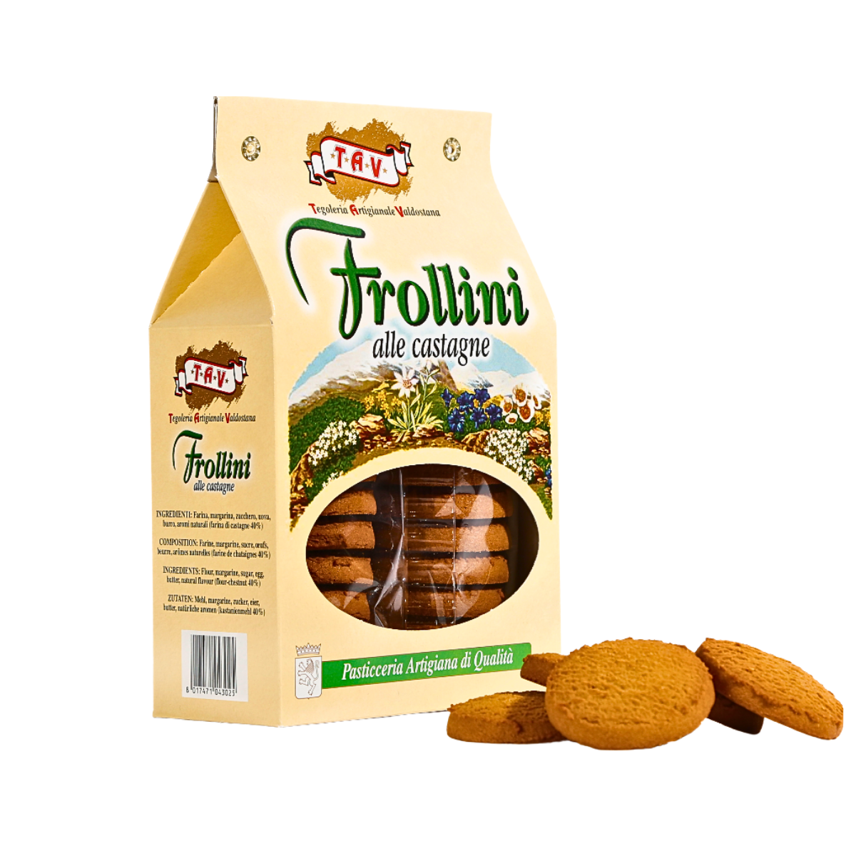 Butterkekse mit Kastanien, 300g