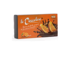 Cioccolose all'arancia: Orangenschale mit Schokolade überzogen, 100g
