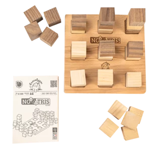 Gioco da tavolo: No Tris, 18x18 h10cm
