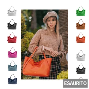Ludmilla, borsa donna a spalla con tasche