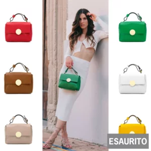 Eveline Small, piccola borsa a mano in pelle con tracolla
