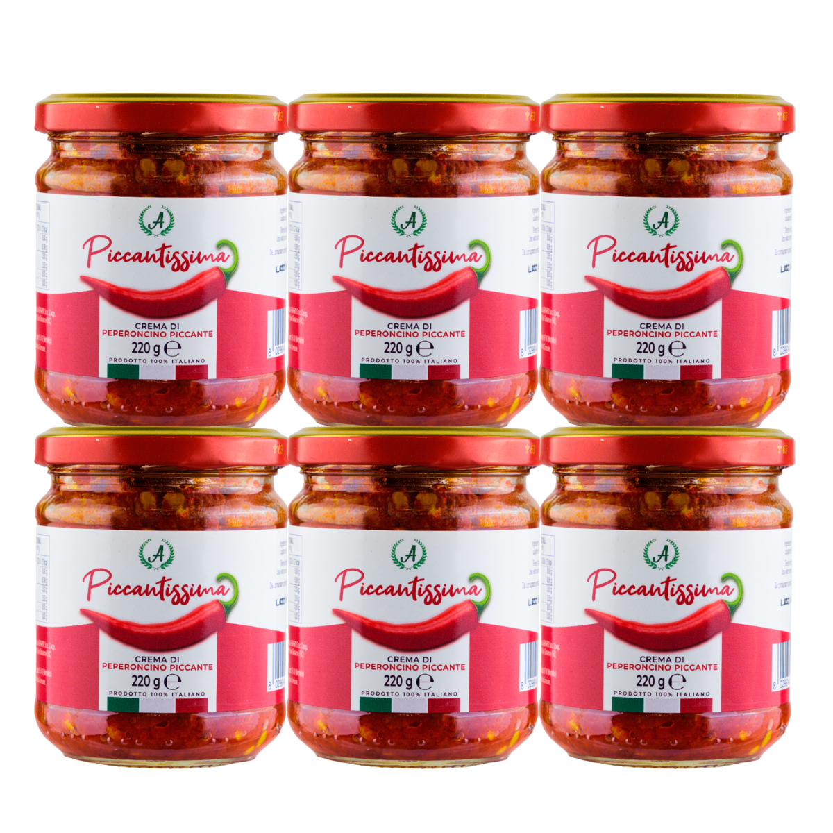 Calabria Spicy: Sehr scharfe Sahne Dose 6x200g