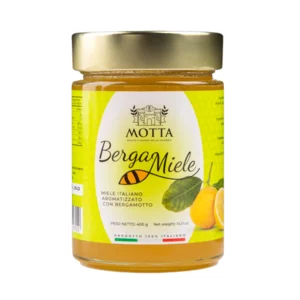 Bergamiele, miel de fleurs sauvages préparé avec de la bergamote, 400g