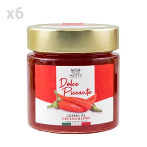 Crema di peperoncino piccante; Dolce Piccante 6x260g