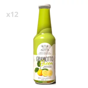 GRAMOTTO GREEN, kohlensäurehaltiges Bergamottegetränk 20 cl, Packung mit 12 Stk