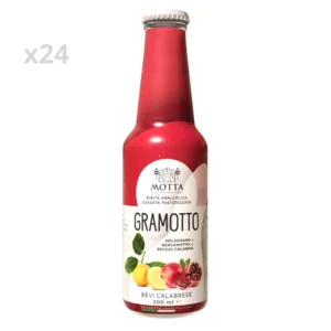 Kohlensäurehaltiges Getränk auf Basis von Granatapfel und Bergamotte, Gramotto, 24x20cl
