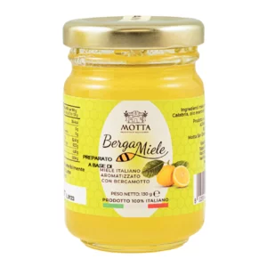 Bergamiele, miel de fleurs sauvages préparé avec de la bergamote, 130g