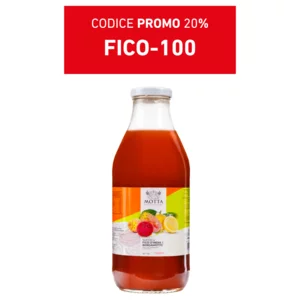 Succo di fichi d'india e bergamotto 100% frutta, 750ml