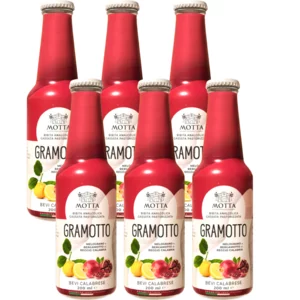 Kohlensäurehaltiges Getränk auf Basis von Granatapfel und Bergamotte, Gramotto, 6 x20 cl