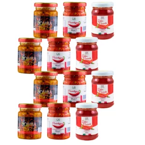 Würziges Kalabrien: Kalabrische Bombe, würzig und süß würzig, 12x100g
