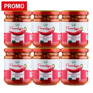 Calabria Piccante: Crema Piccantissima vasetto 6x200g
