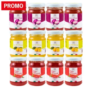 Marmellate Bergamotto, Dolce Piccante, Delizia di Cipolla  12x100g