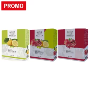 Mix frutta: succo di bergamotto, succo di melograno, succo di melograno e bergamotto, 3x3L
