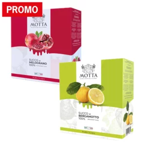 Succo di bergamotto 100% e succo di melagrana 100%, 2x3L Bag in Box