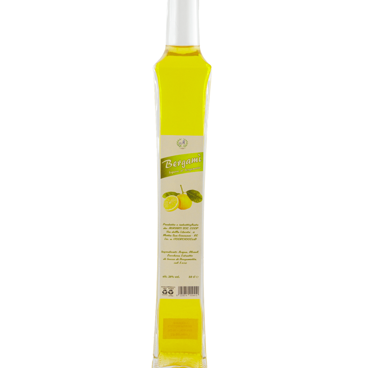 Liquore al bergamotto, Bergamì, 50cl